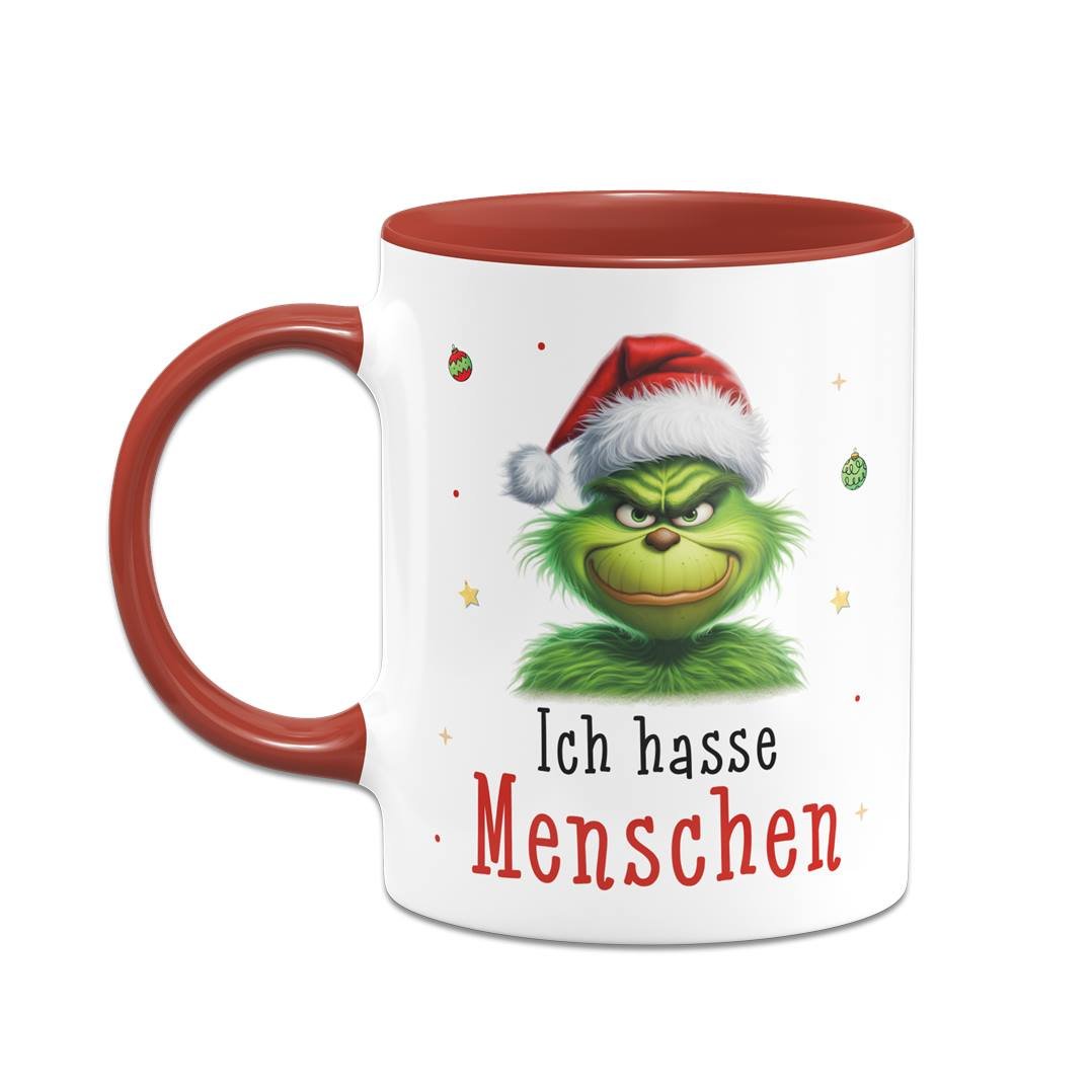 Bild: Tasse - Grinch - Ich hasse Menschen (CS) Geschenkidee