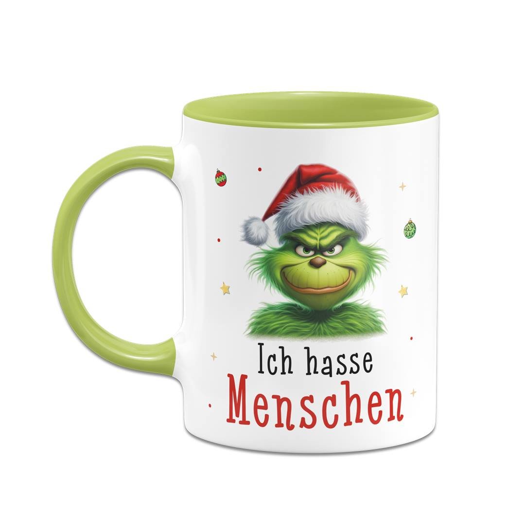 Bild: Tasse - Grinch - Ich hasse Menschen (CS) Geschenkidee