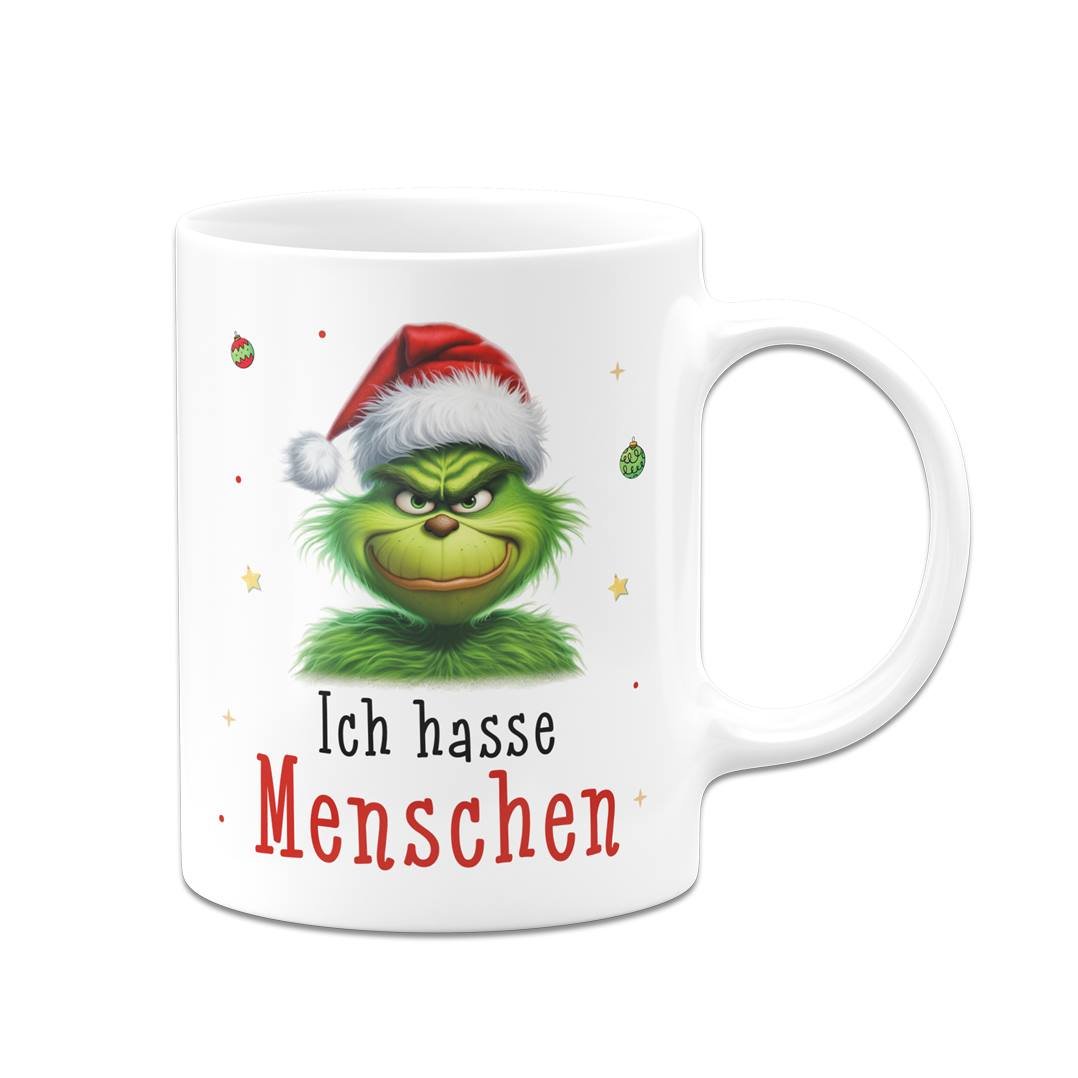 Bild: Tasse - Grinch - Ich hasse Menschen (CS) Geschenkidee