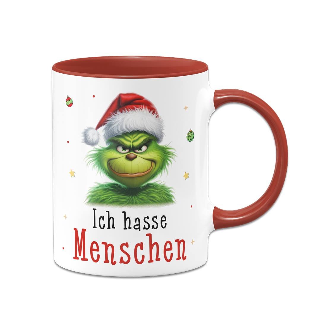 Bild: Tasse - Grinch - Ich hasse Menschen (CS) Geschenkidee