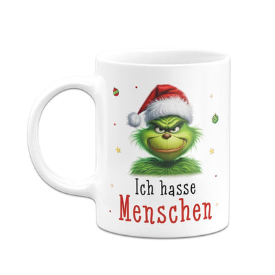 Bild: Tasse - Grinch - Ich hasse Menschen (CS) Geschenkidee