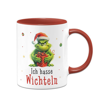 Bild: Tasse - Grinch - Ich hasse Wichteln (Geschenk) Geschenkidee