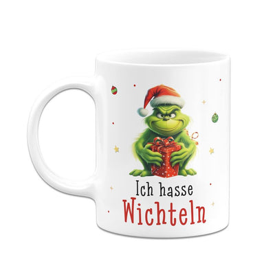 Bild: Tasse - Grinch - Ich hasse Wichteln (Geschenk) Geschenkidee