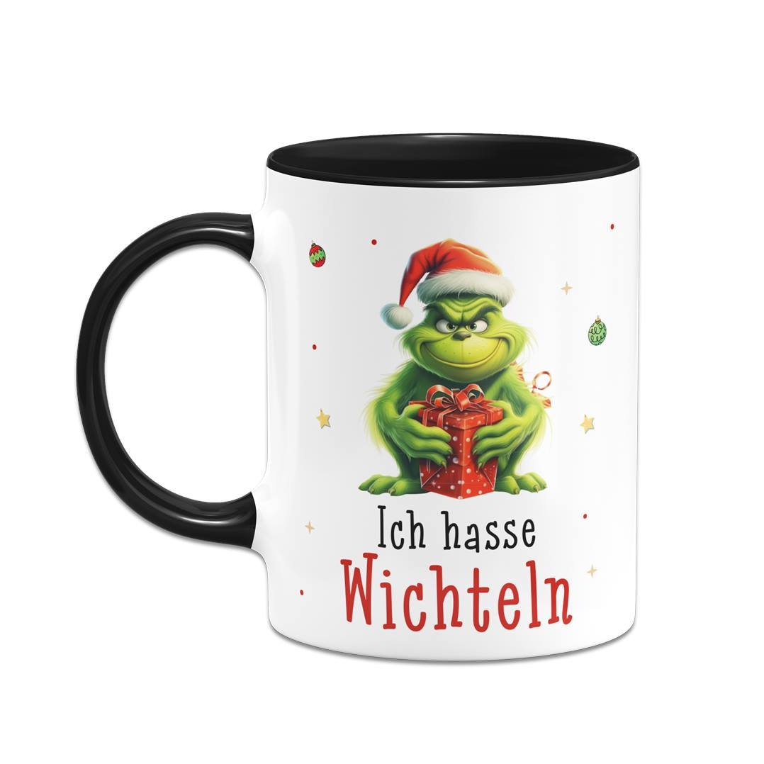 Bild: Tasse - Grinch - Ich hasse Wichteln (Geschenk) Geschenkidee