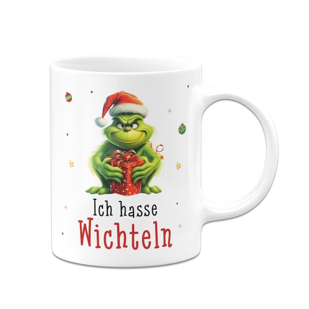 Bild: Tasse - Grinch - Ich hasse Wichteln (Geschenk) Geschenkidee