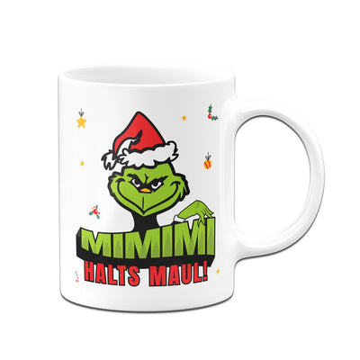 Bild: Tasse - Grinch - Mimimi Halts Maul Geschenkidee