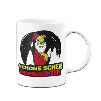 Bild: Tasse - Grinch - Schöne scheiß Weihnachten Geschenkidee