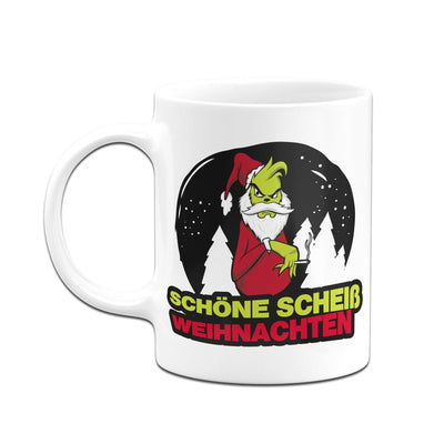 Bild: Tasse - Grinch - Schöne scheiß Weihnachten Geschenkidee