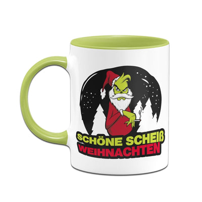 Bild: Tasse - Grinch - Schöne scheiß Weihnachten Geschenkidee