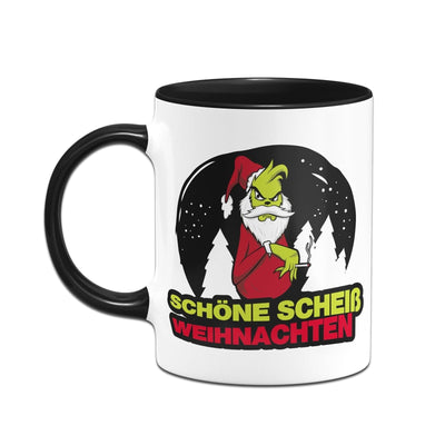 Bild: Tasse - Grinch - Schöne scheiß Weihnachten Geschenkidee