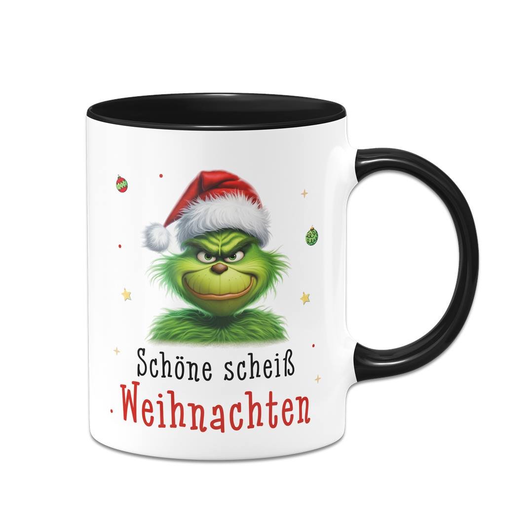 Bild: Tasse - Grinch - Schöne scheiß Weihnachten (CS) Geschenkidee