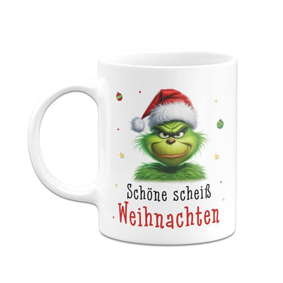 Bild: Tasse - Grinch - Schöne scheiß Weihnachten (CS) Geschenkidee