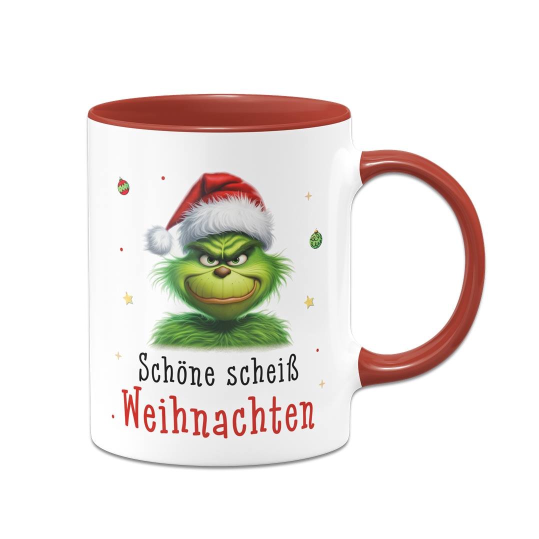 Bild: Tasse - Grinch - Schöne scheiß Weihnachten (CS) Geschenkidee