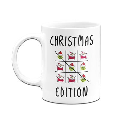 Bild: Tasse - Grinch - Tic-Tac-Toe - Christmas Edition Geschenkidee