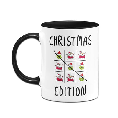 Bild: Tasse - Grinch - Tic-Tac-Toe - Christmas Edition Geschenkidee