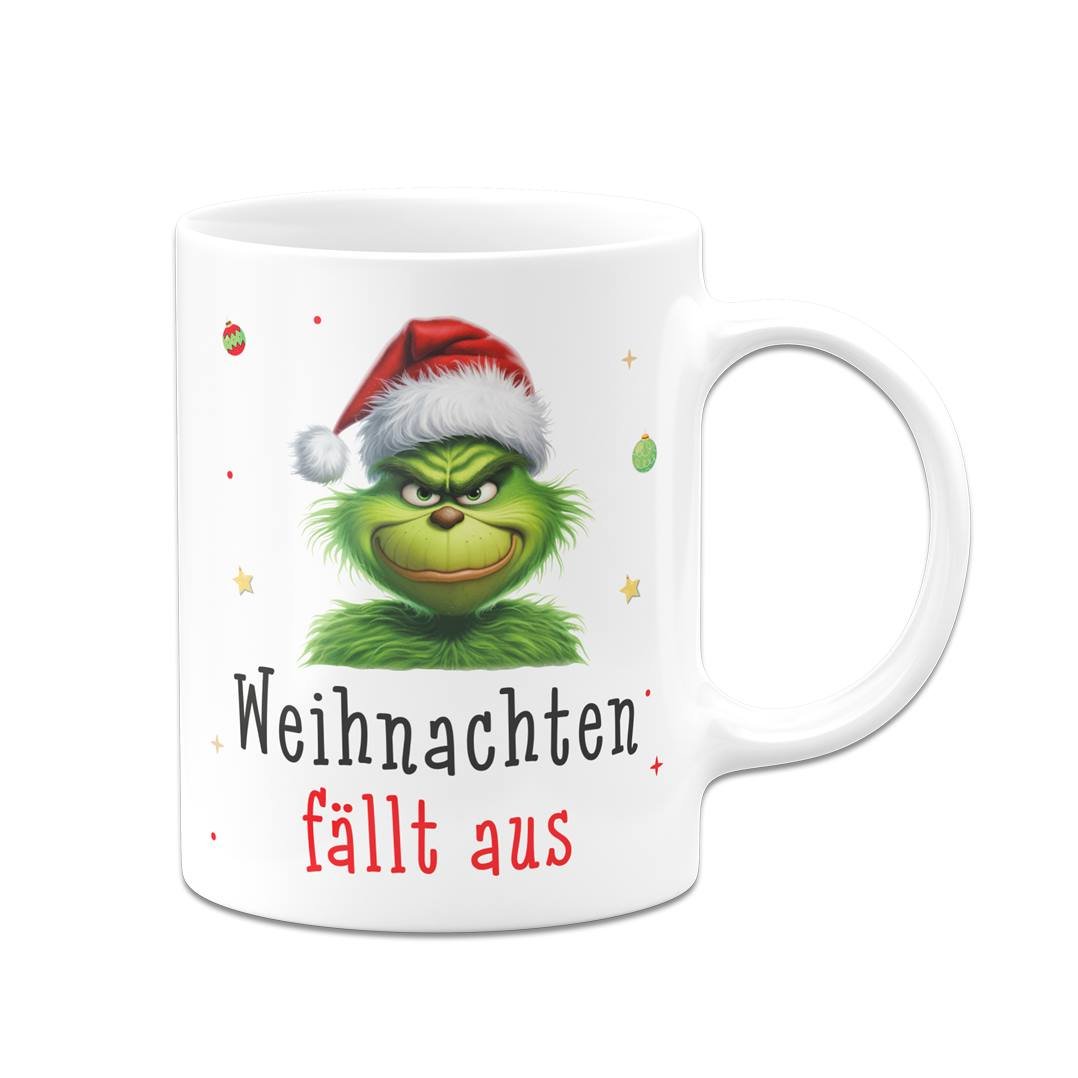 Bild: Tasse - Grinch - Weihnachten fällt aus (CS) Geschenkidee