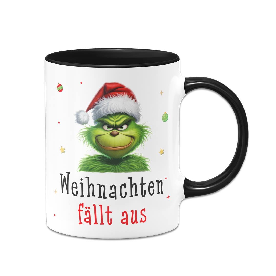 Bild: Tasse - Grinch - Weihnachten fällt aus (CS) Geschenkidee