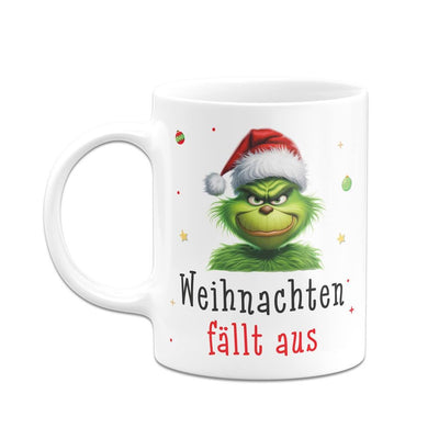 Bild: Tasse - Grinch - Weihnachten fällt aus (CS) Geschenkidee