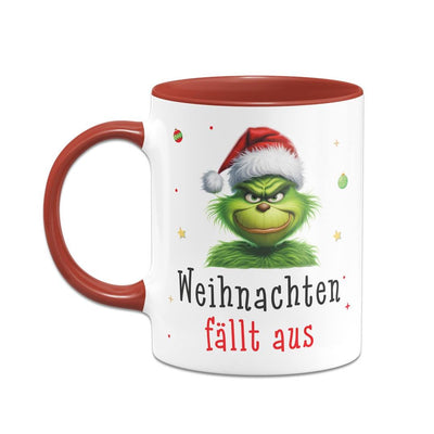 Bild: Tasse - Grinch - Weihnachten fällt aus (CS) Geschenkidee