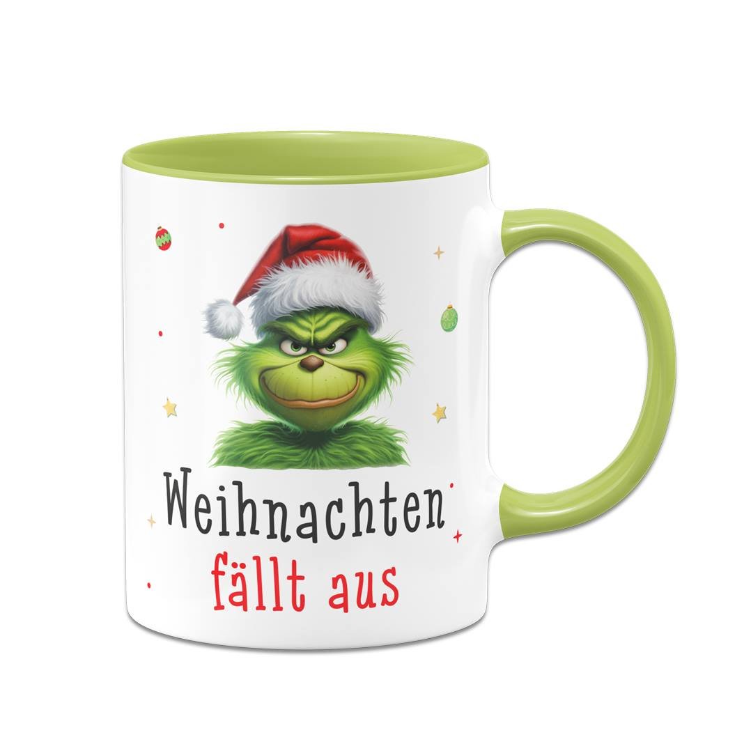 Bild: Tasse - Grinch - Weihnachten fällt aus (CS) Geschenkidee
