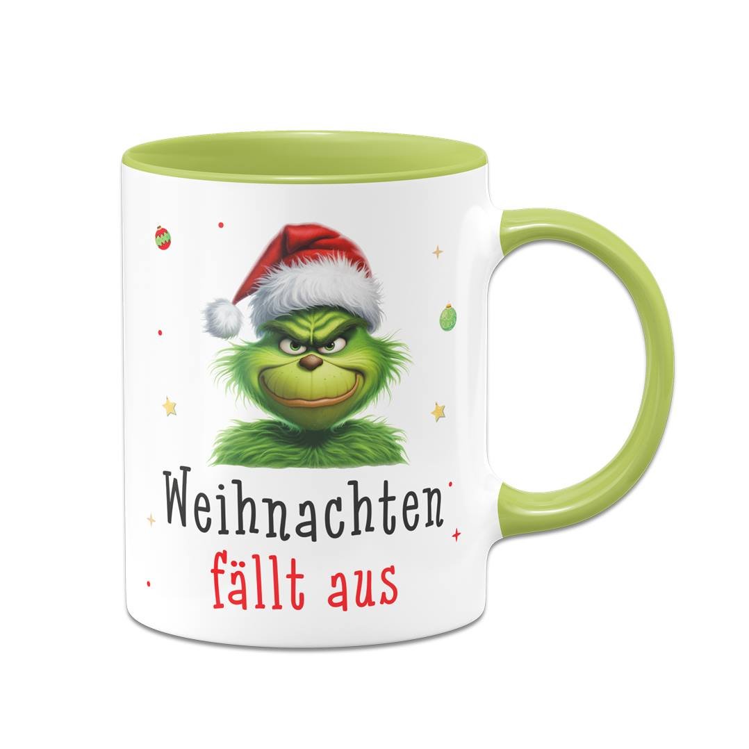 Bild: Tasse - Grinch - Weihnachten fällt aus (CS) Geschenkidee