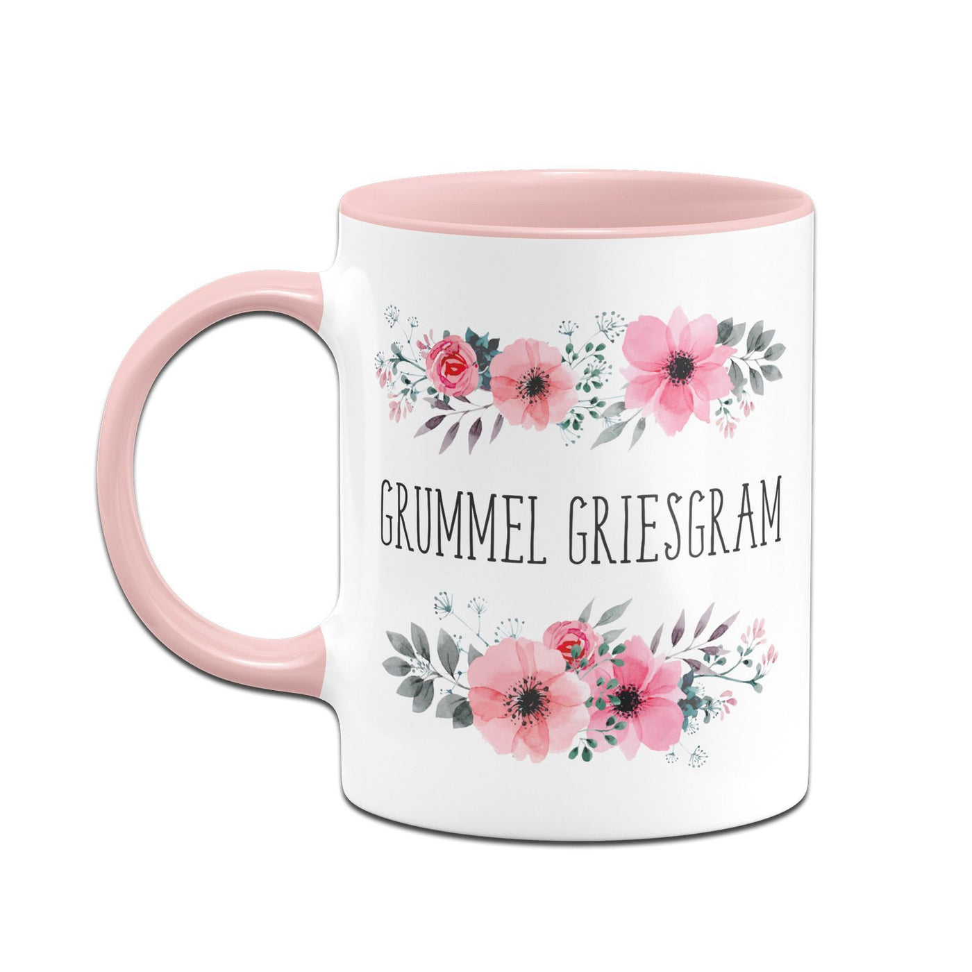 Bild: Tasse - Grummel Griesgram - blumig Geschenkidee