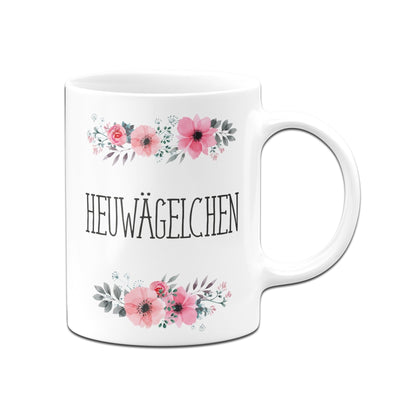 Bild: Tasse - Heuwägelchen - blumig Geschenkidee