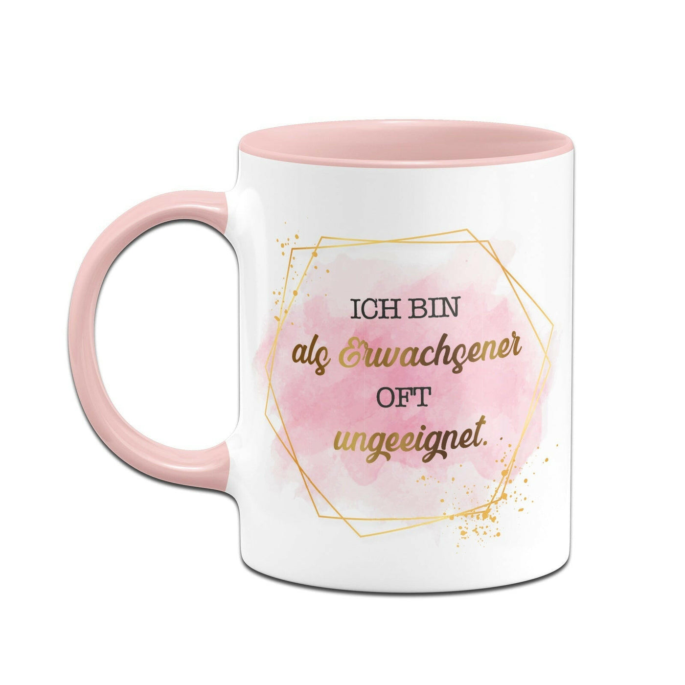 Bild: Tasse - Ich bin als Erwachsener oft ungeeignet. - Lady Boss Geschenkidee