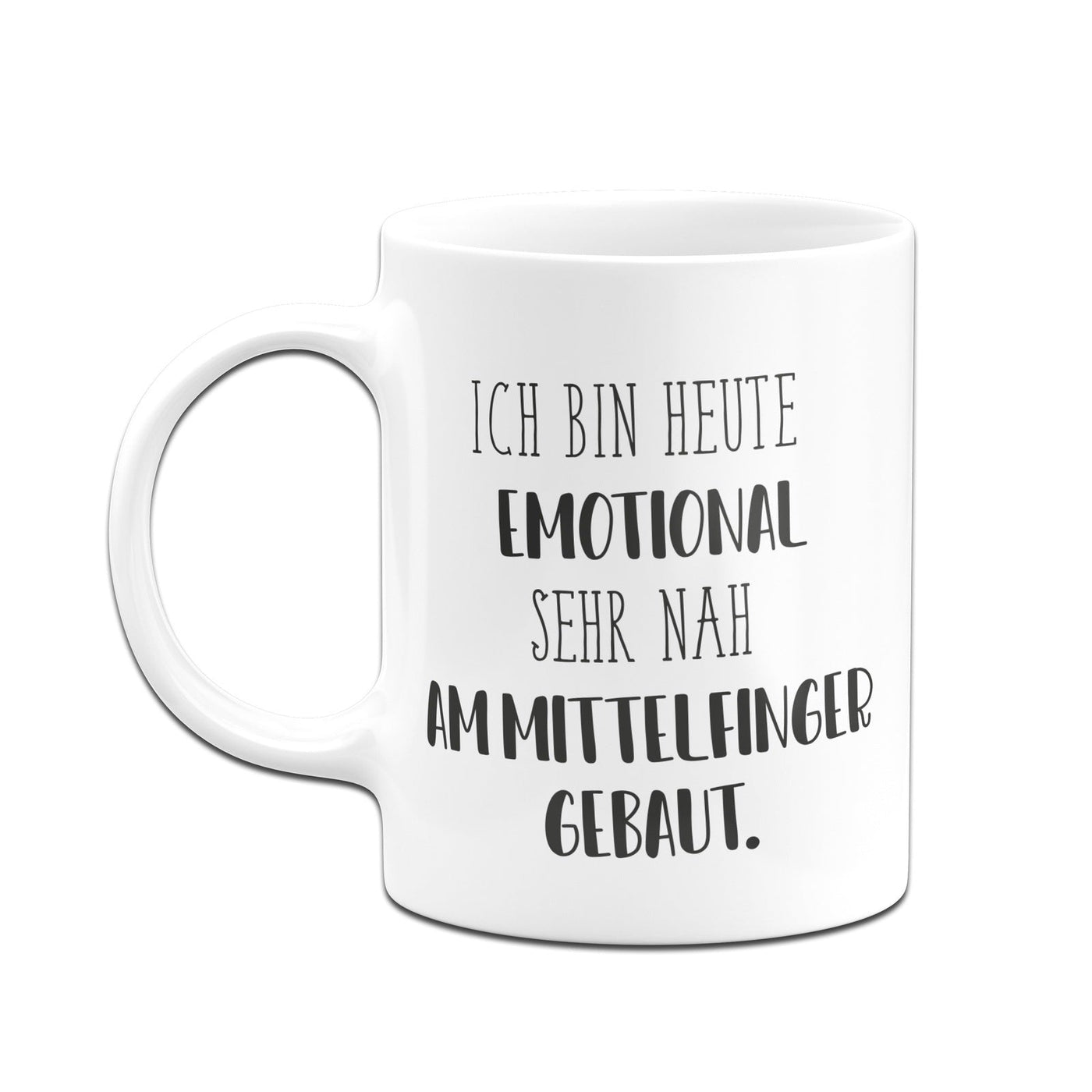 Bild: Tasse - Ich bin heute sehr nah am Mittelfinger gebaut. - Pure Statement Geschenkidee