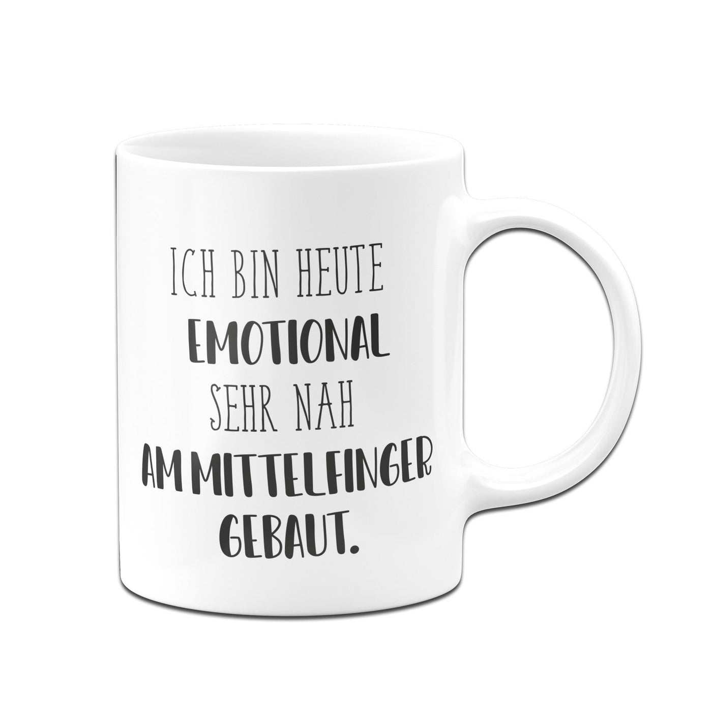 Bild: Tasse - Ich bin heute sehr nah am Mittelfinger gebaut. - Pure Statement Geschenkidee