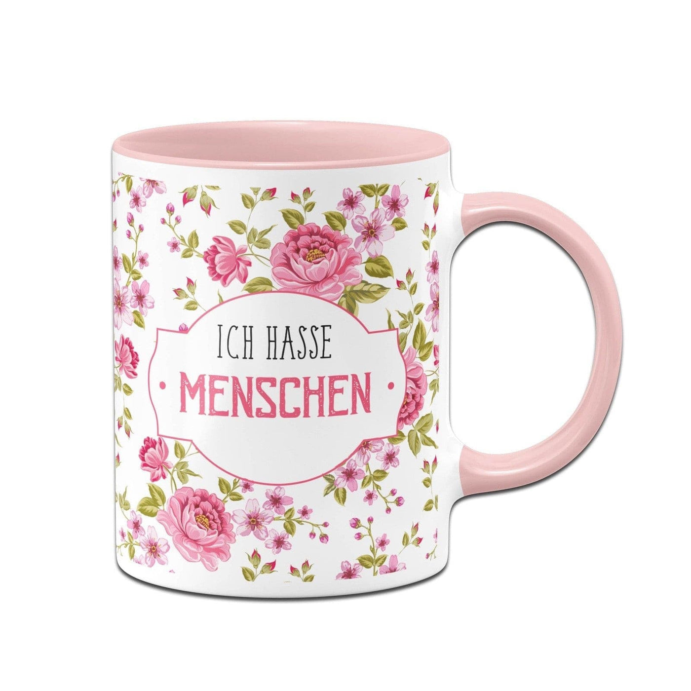 Bild: Tasse - Ich hasse Menschen. - im Rundumdruck Geschenkidee