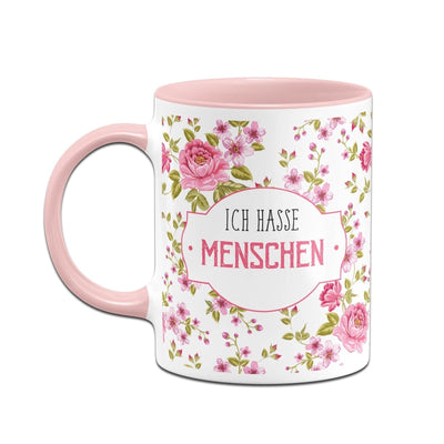 Bild: Tasse - Ich hasse Menschen. - im Rundumdruck Geschenkidee