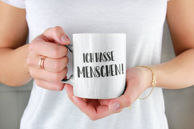 Bild: Tasse - Ich hasse Menschen - Pure Statement Geschenkidee