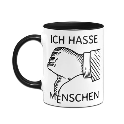 Bild: Tasse - unlike Ich hasse Menschen Geschenkidee