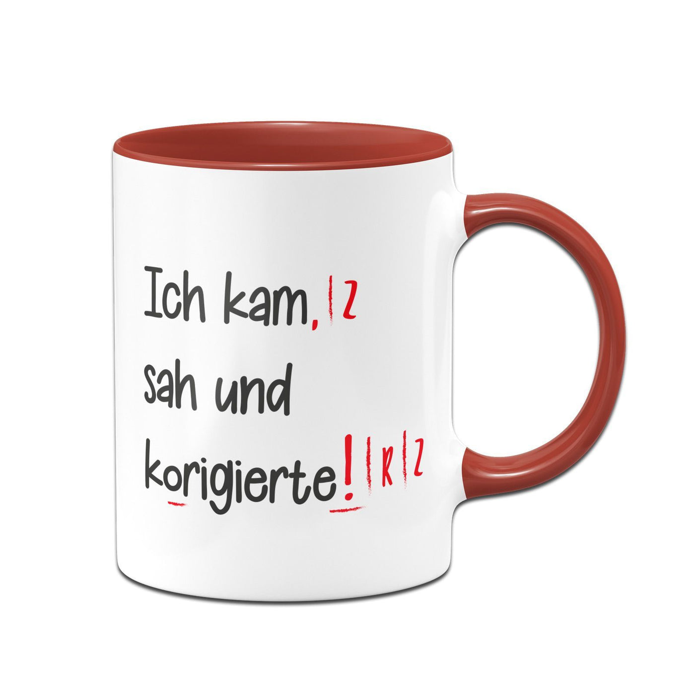 Bild: Tasse - Ich kam sah und korigierte! Geschenkidee