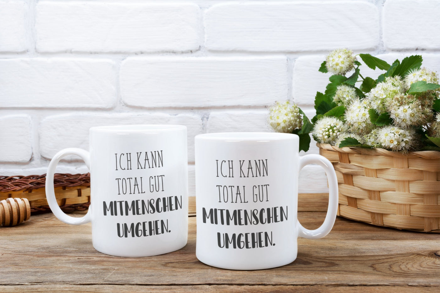 Bild: Tasse - Ich kann total gut Mitmenschen umgehen. - Pure Statement Geschenkidee