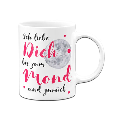 Bild: Tasse - Ich liebe Dich bis zum Mond und zurück Geschenkidee