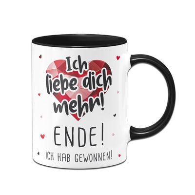 Bild: Tasse - Ich liebe dich mehr! Geschenkidee