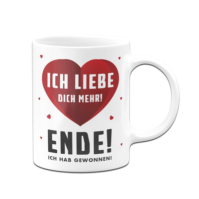 Bild: Tasse - Ich liebe dich mehr! V2 Geschenkidee