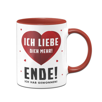 Bild: Tasse - Ich liebe dich mehr! V2 Geschenkidee