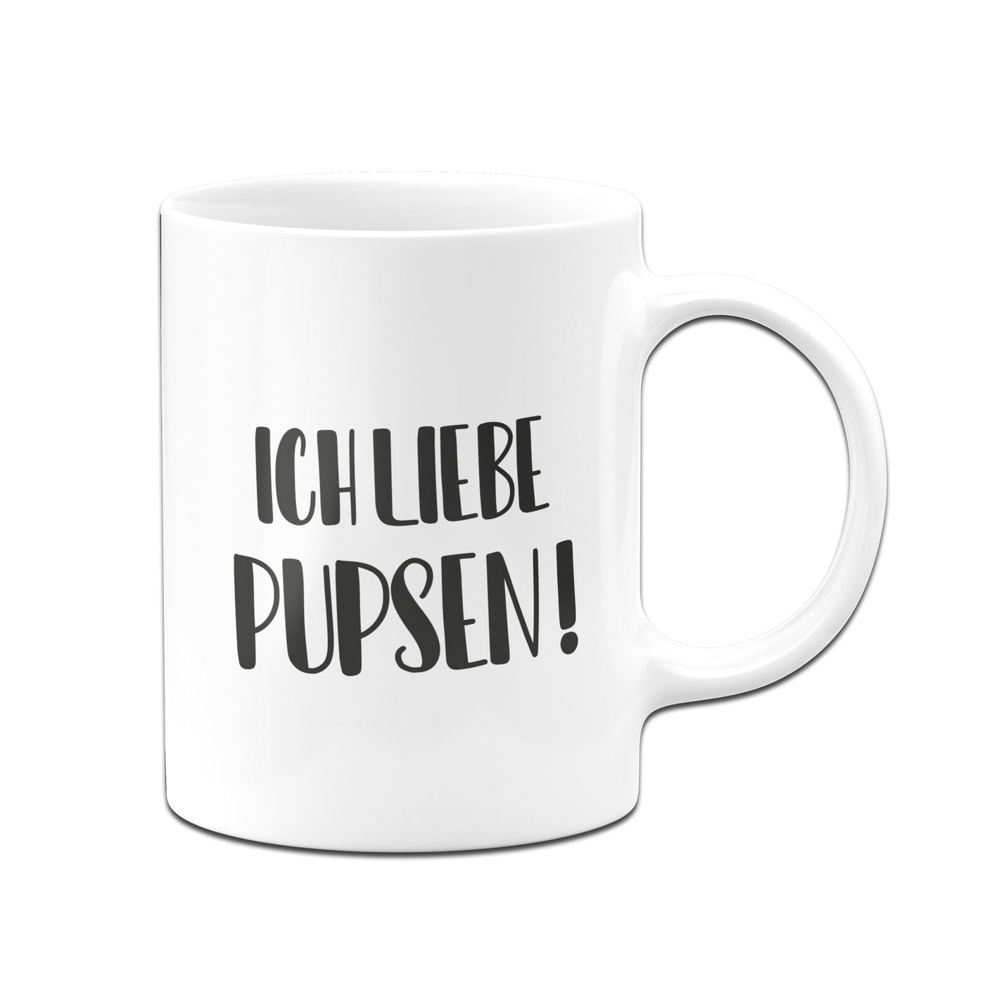 Bild: Tasse - Ich liebe Pupsen!- Pure Statement Geschenkidee