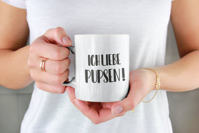 Bild: Tasse - Ich liebe Pupsen!- Pure Statement Geschenkidee