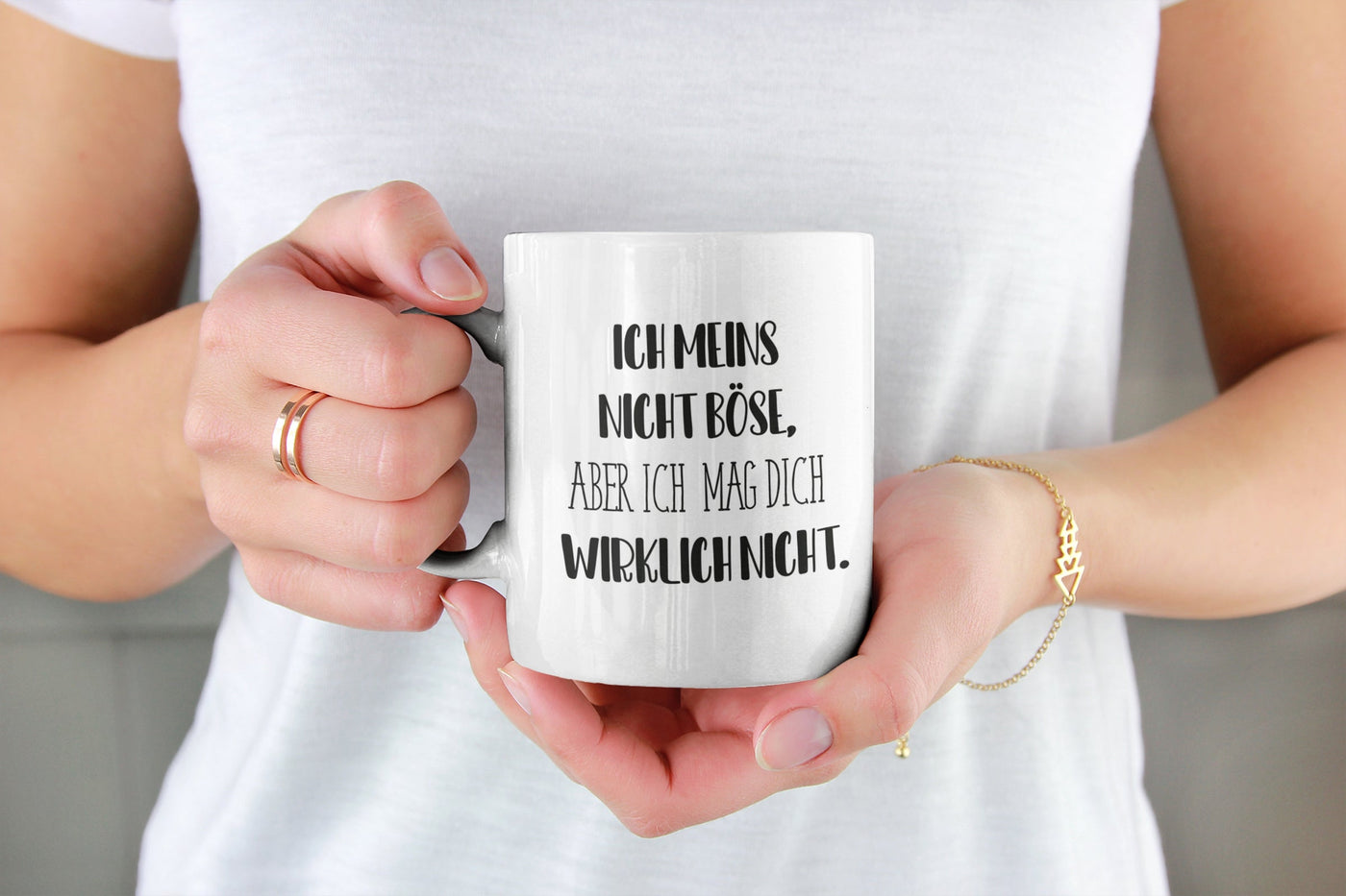 Bild: Tasse - Ich meins nicht böse, aber ich mag dich wirklich nicht. - Pure Statement Geschenkidee