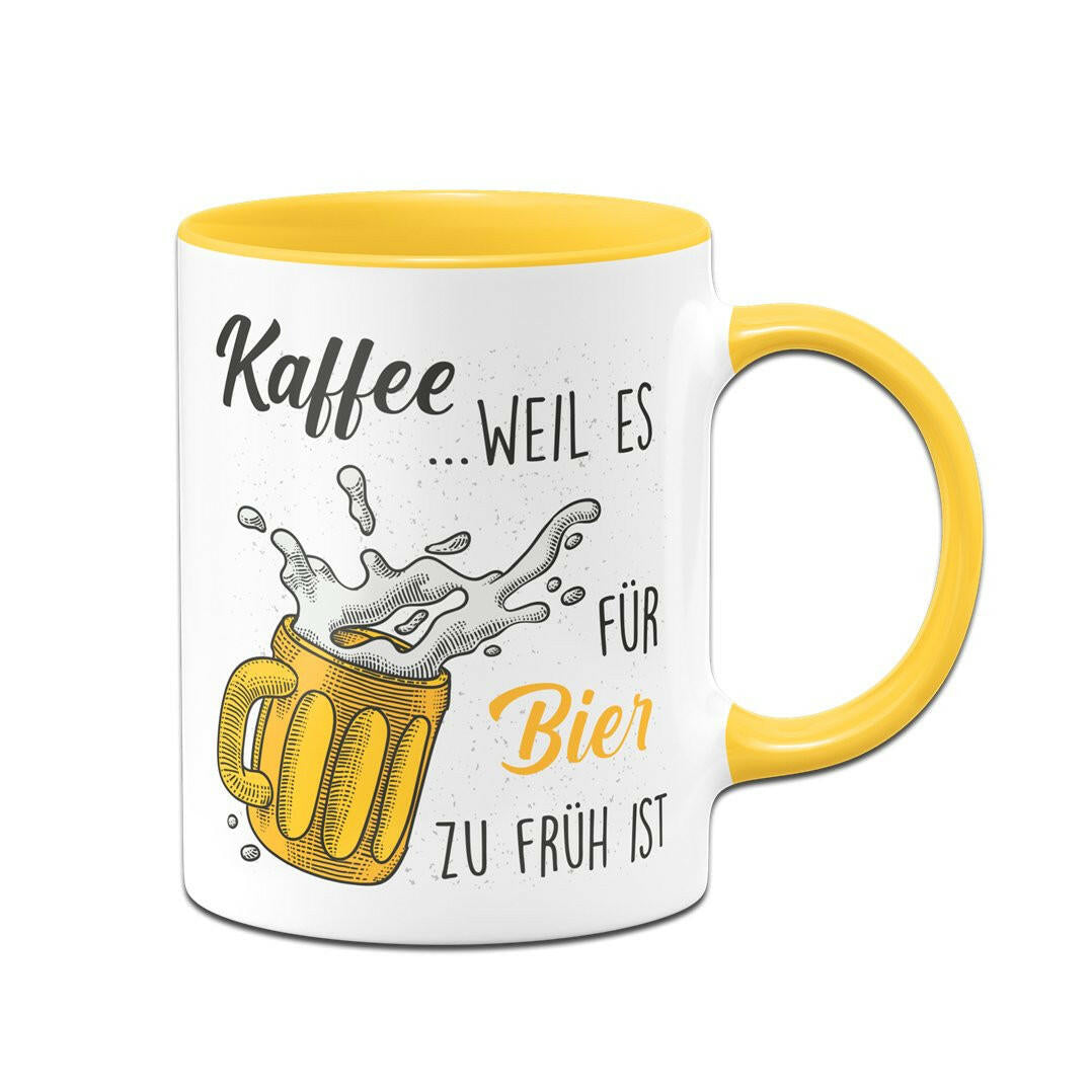 Bild: Tasse - Kaffee, weil es für Bier zu früh ist Geschenkidee