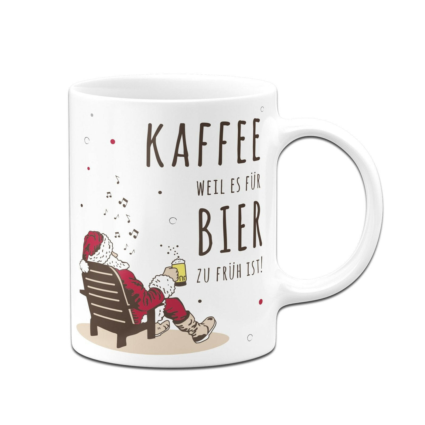 Bild: Tasse - Kaffee, weil es für Bier zu früh ist. Geschenkidee