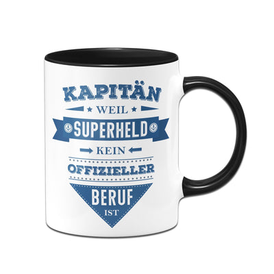 Bild: Tasse - Kapitän weil Superheld kein offizieller Beruf ist Geschenkidee