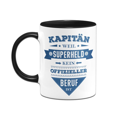 Bild: Tasse - Kapitän weil Superheld kein offizieller Beruf ist Geschenkidee