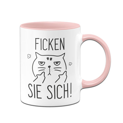 Bild: Katzen Tasse - Ficken Sie sich Geschenkidee