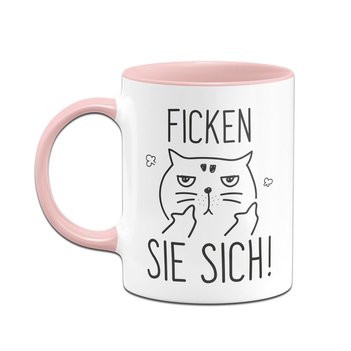 Bild: Katzen Tasse - Ficken Sie sich Geschenkidee