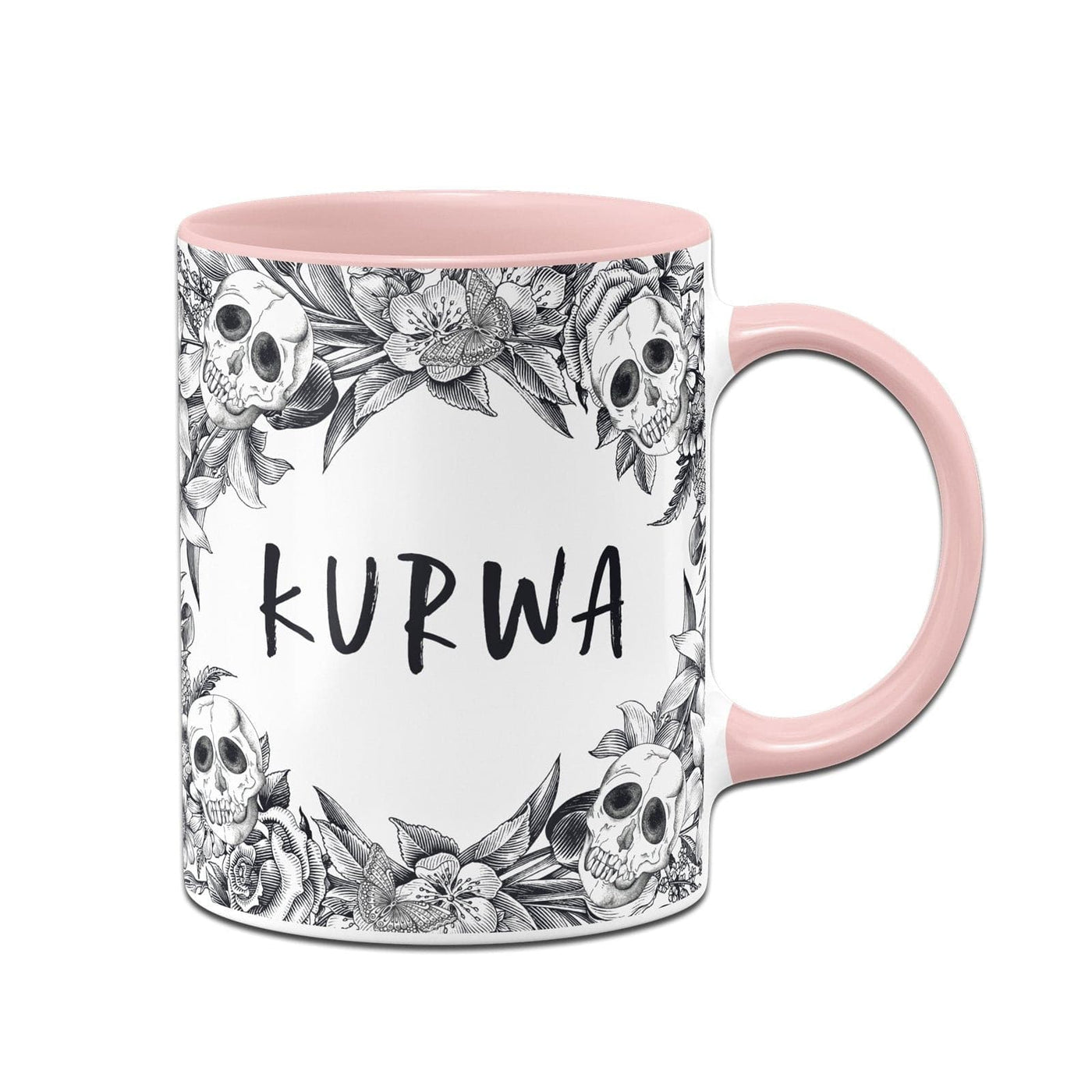 Bild: Tasse - Kurwa - Skull Statement Geschenkidee